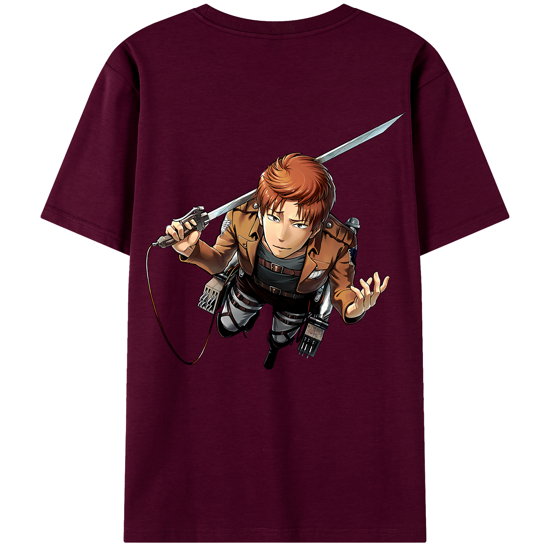 （画像用） 進撃の巨人 Attack on Titan レディース半袖Tシャツ(バックプリント)